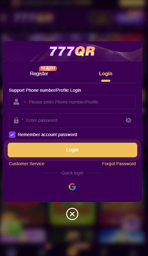 777QR Game